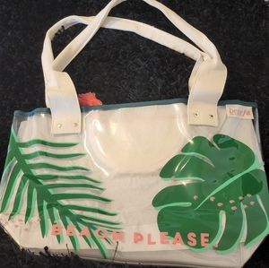 BENEFIT LARGE "BEACH PLEASE" TOTE